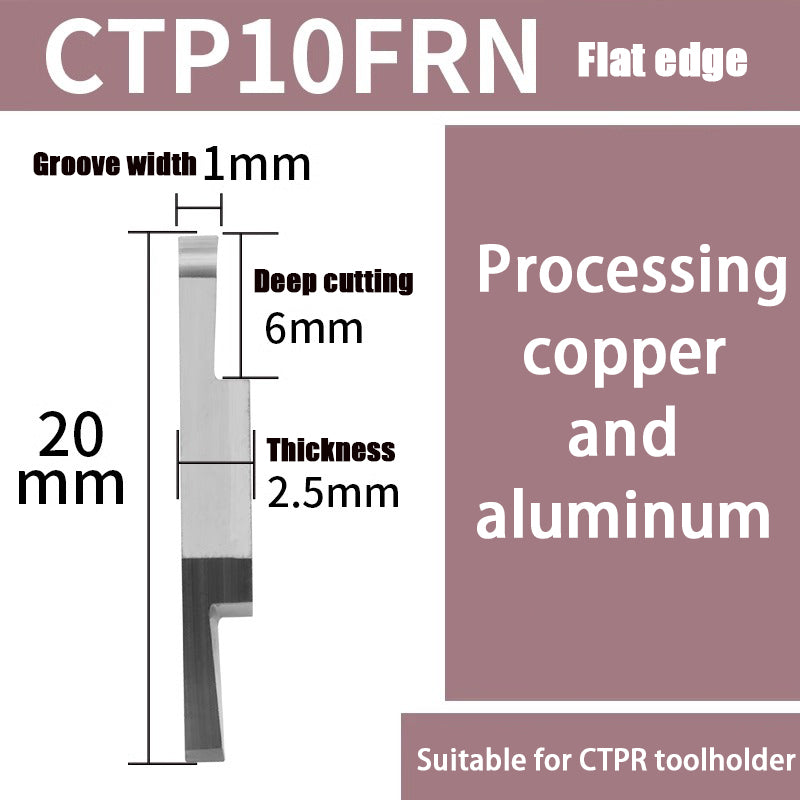 98-CTPA15FRN Swiss CNC Machine Blade Flat Bevel Groove Cutting Tool Shandong Denso Pricision Tools Co.,Ltd.